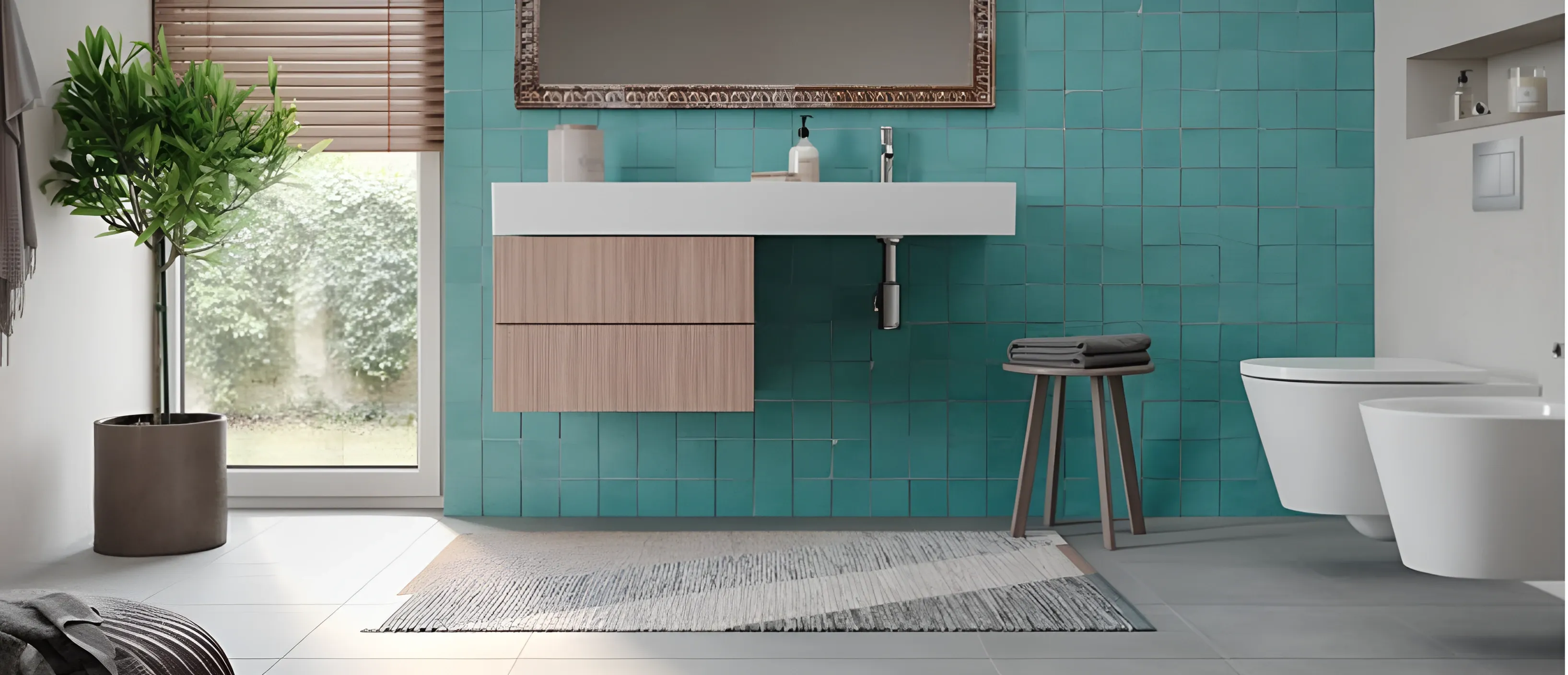 Tece themed bathroom